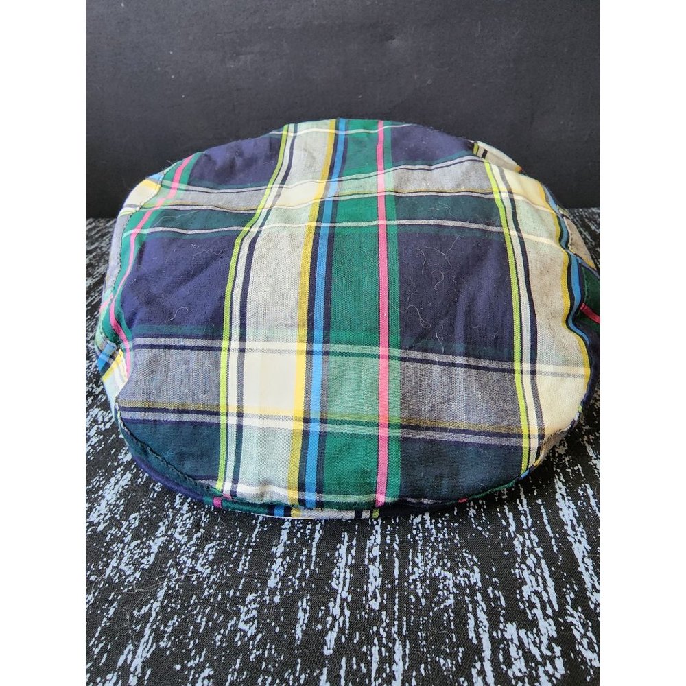 Vintage Plaid Newsboy Hat by Pendleton Size Medium